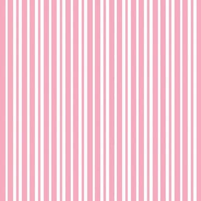 Papel Parede Listra Fina Rosa E Branco Adesivo Sala Quarto