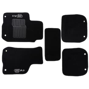 Tapete De Feltro Carpete Automotivo Preto Audi A3 Sportback