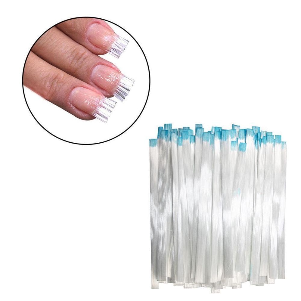 Fibra De Vidro Fio A Fio Alongamento De Unhas, 100 Unidades