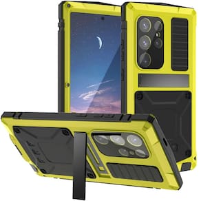 Capa de celular FunnyWin Metal Heavy Duty para Samsung Galaxy S25 Ultra