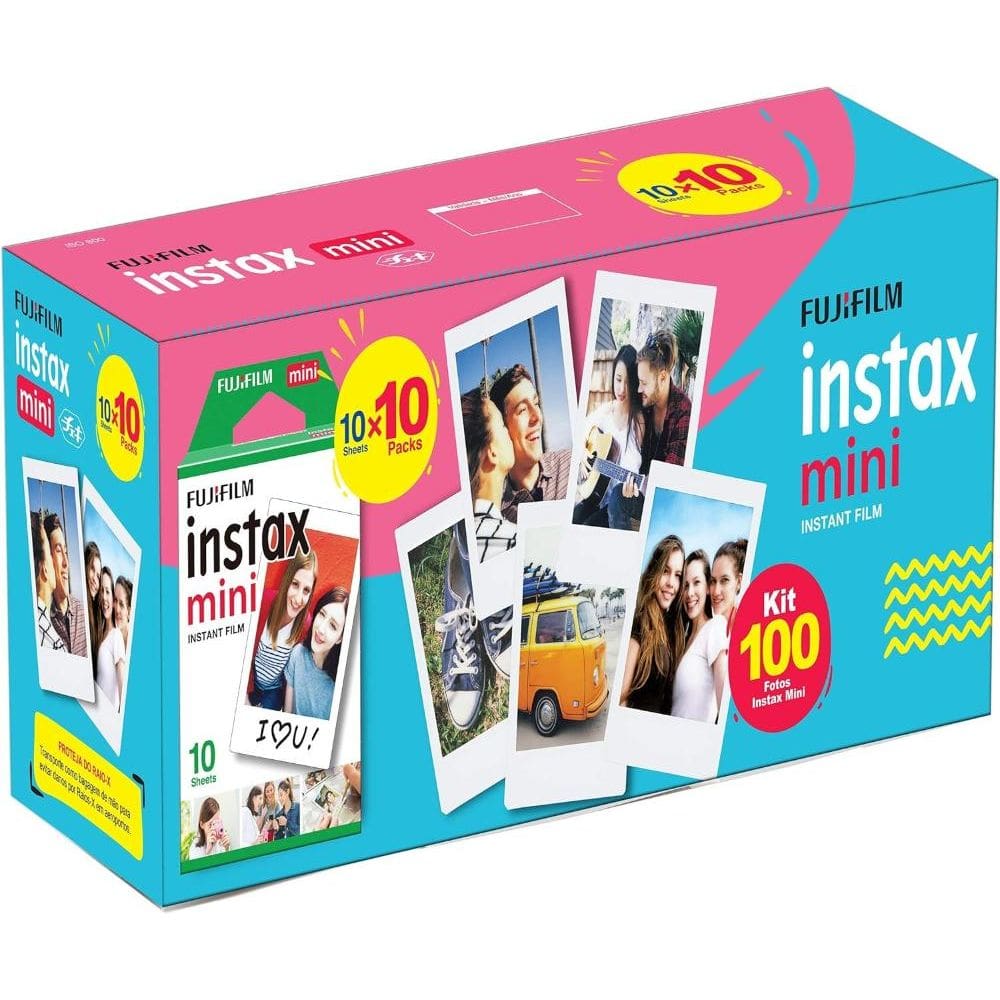 Filme Instax Mini Com 100 Fotos - Fujifilm [F118]