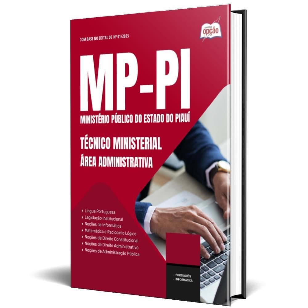 Apostila Mp Pi 2025 Técnico Ministerial Área Administrativa