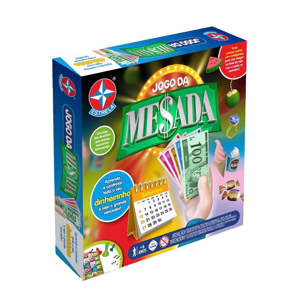 Jogo de Tabuleiro - Jogo da Mesada ESTRELA