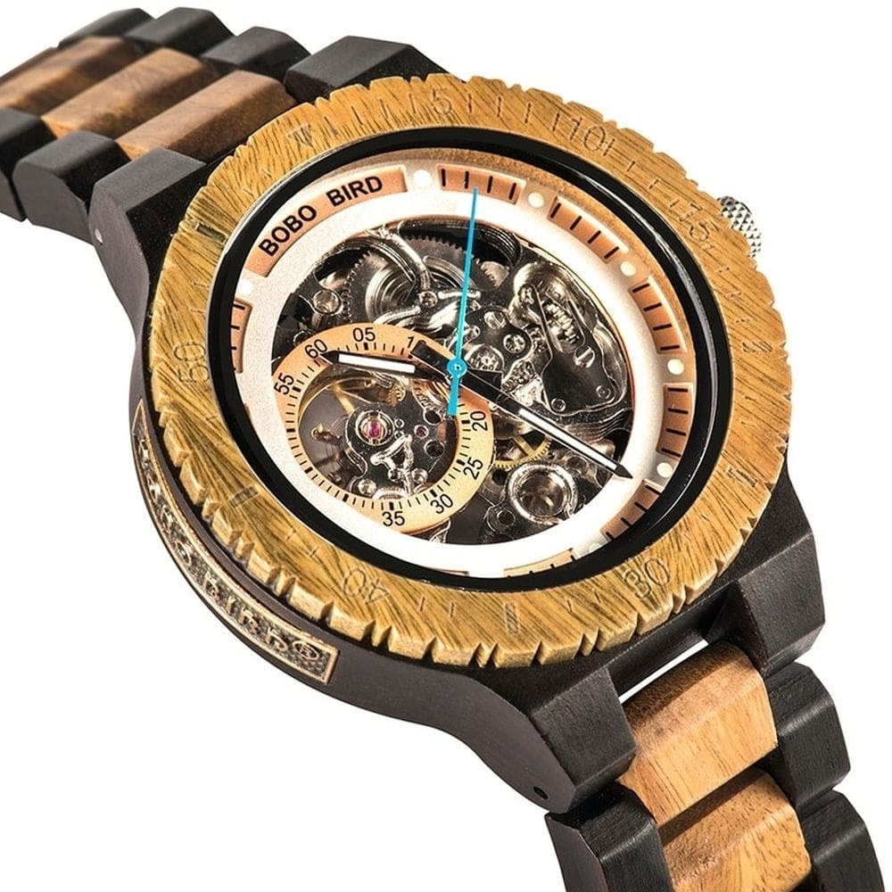 Relógio Masculino BOBO BIRD WR05 À Prova D`Água