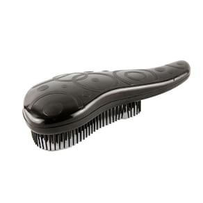 Escova De Cabelo Preto/Preto Desembaraçante Com Cabo