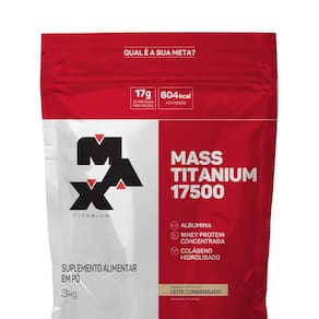 Mass Titanium 17500 Max Titanium (3kg) Leite Condensado