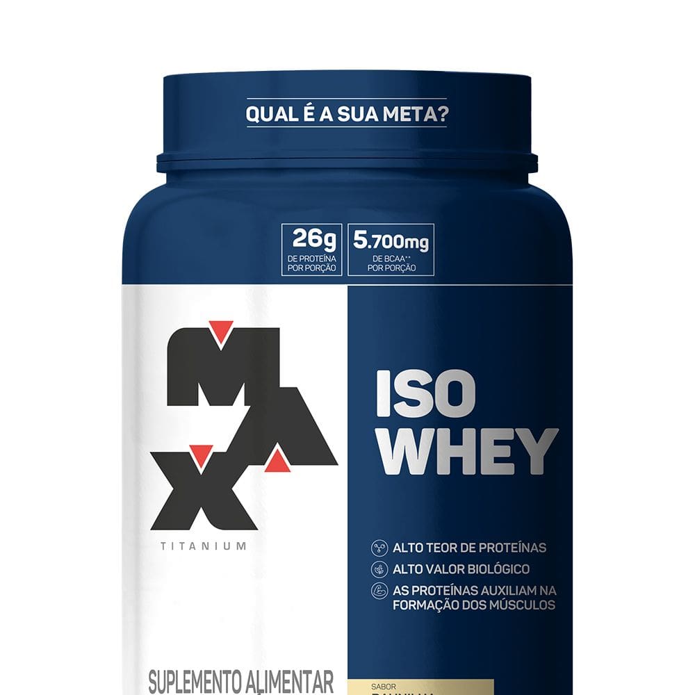 Iso Whey Max Titanium (900g) Baunilha