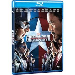 Capitão América Guerra Civil - Blu-Ray Marvel