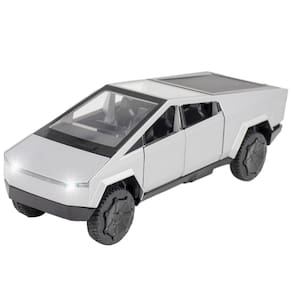 Brinquedo de caminhonete Diecast em escala 1:32 com som e luz para crianças