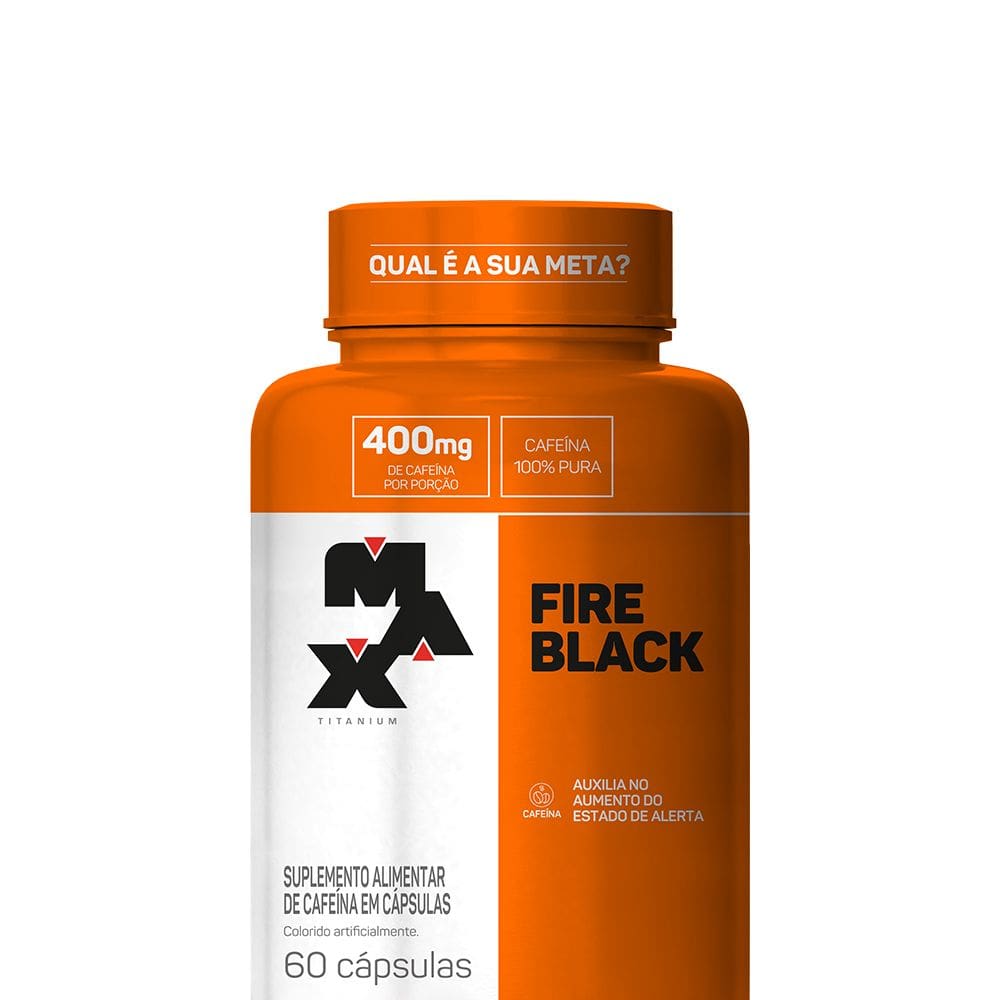 Fire Black (60 Cápsuals) Max Titanium
