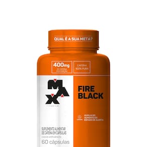 Fire Black (60 Cápsuals) Max Titanium