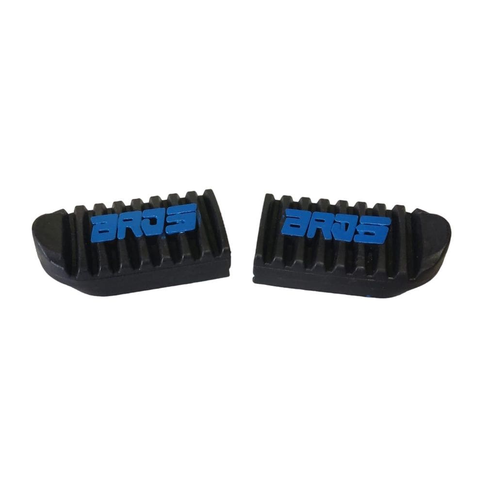 Borracha Pedaleira Estribo Bros 125/150 - Azul 2 Peças