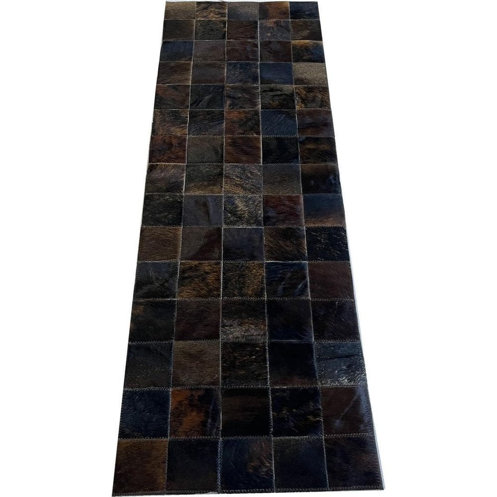 Tapete De Couro Marrom Exótico Escuro 0,50X1,50 Placa 10
