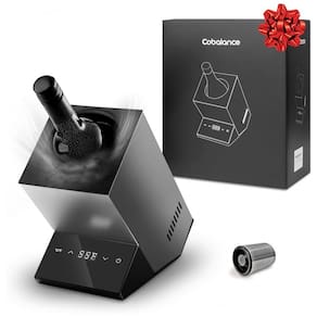 Porta Garrafa Térmico Profissional para Vinho com Tela LCD em Aço Inoxidável, Cor, COBALANCE CB 100, Preto