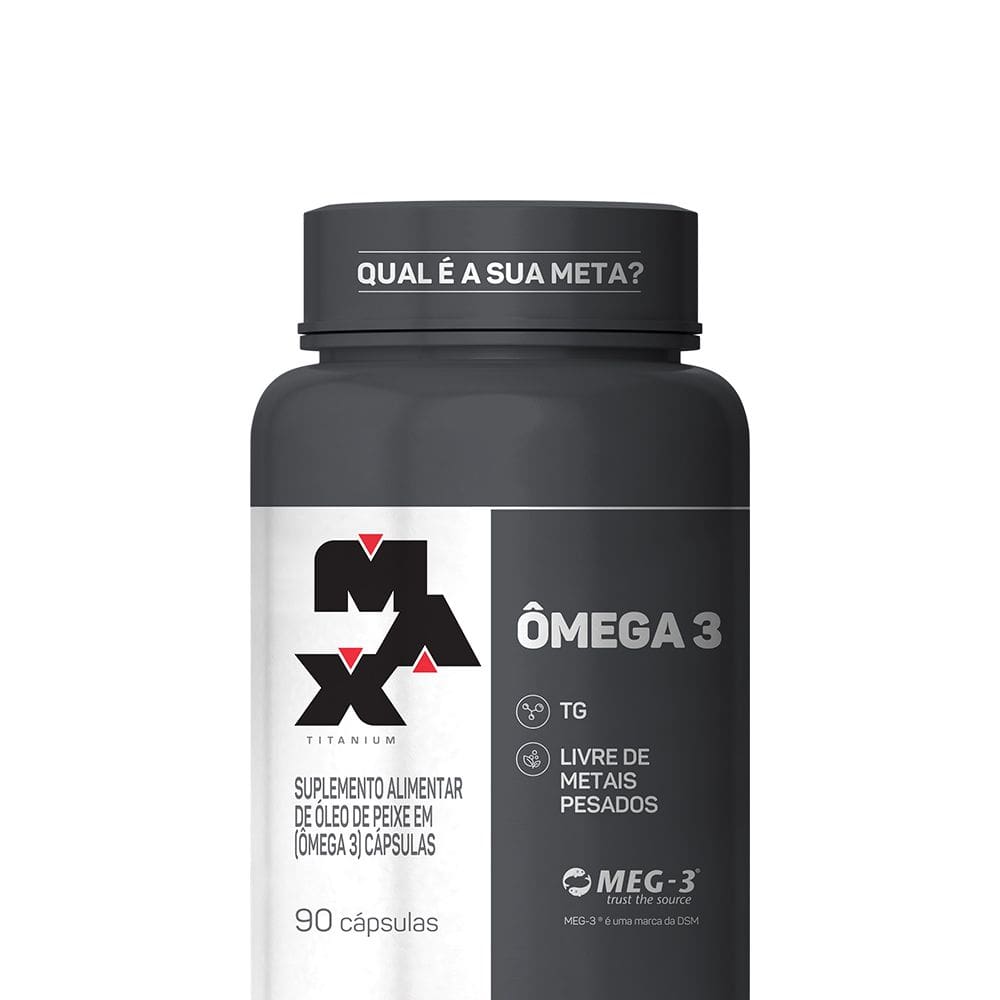 Ômega 3 (90 Cápsulas) Max Titanium