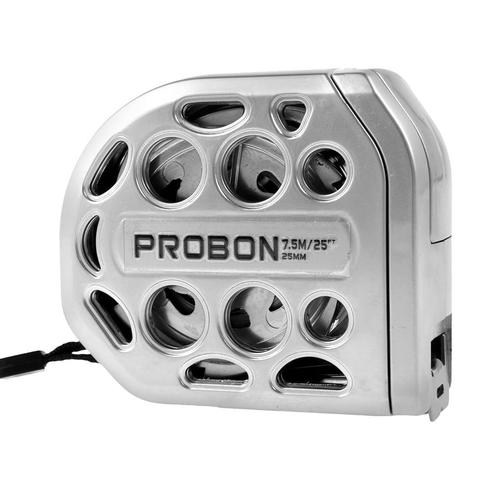 Fita métrica de aço inoxidável Hevtsde retrátil 7,5 mm