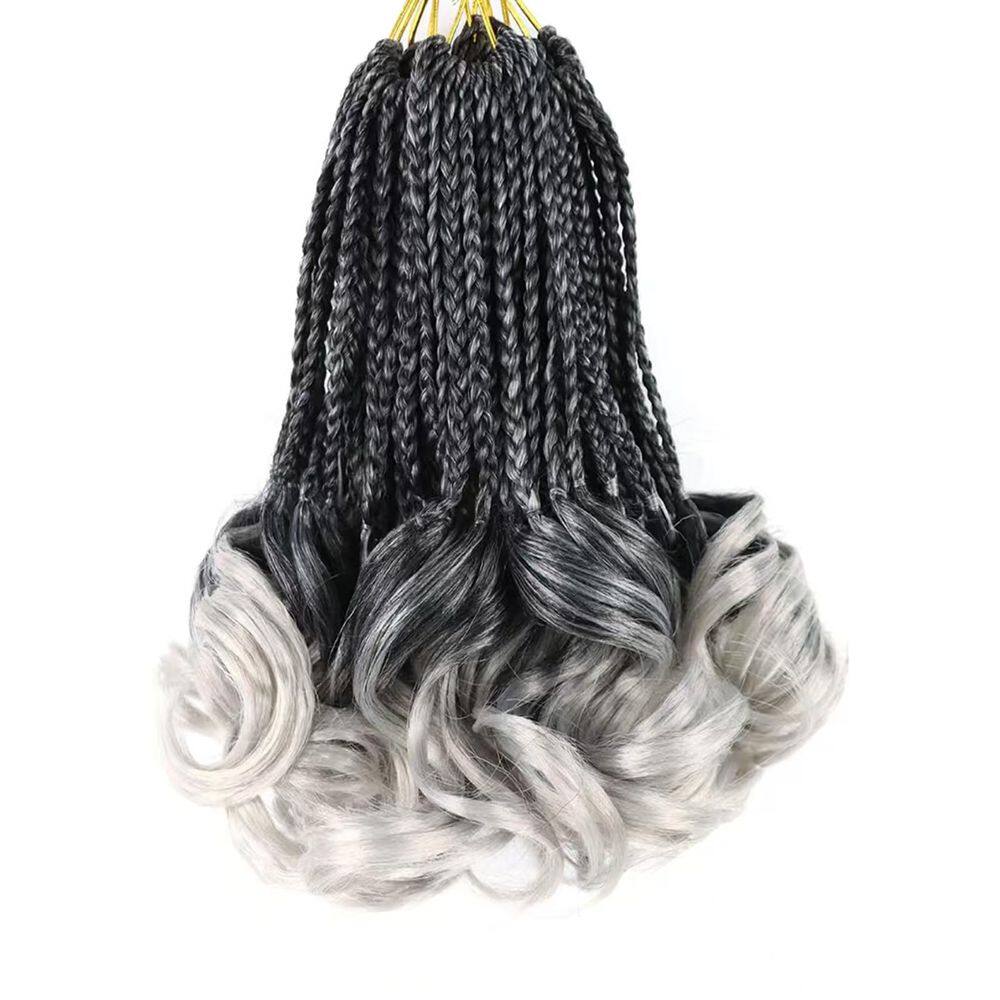 Crochet Braids Bulvese French Curl, 20 cm, 8 pacotes para mulheres negras