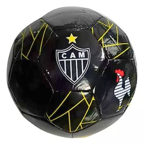 Bola de Futebol Atlético Sport Bel Galo CPO 01 - Preto e Amarelo