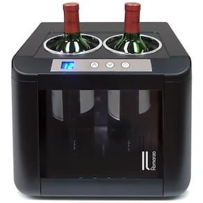 Resfriador para 2 Garrafas de Vinho Elétrico com Controle Digital, 110V, Vinotemp IL OW002, Preto