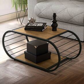 Mesa de Centro Zory Freijo/Preto - Kappesberg