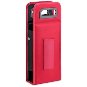 Bolsa Térmica Para Transporte de Vinhos The Wine Chiller até 1 Garrafa, Vermelho