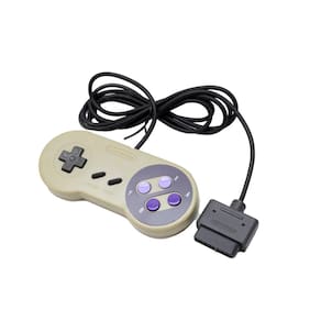 Controle Compatível Super Nes Snes Sns-102 Com Caixa Mario