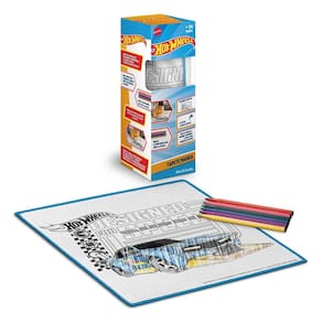 Tapete Mágico Acqua Para Colorir Hot Wheels Multikids - BR2387