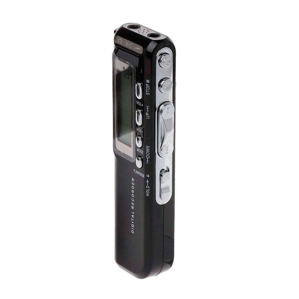 Micro Gravador Voz Portátil 8Gb Gravação Áudio Ideal Aulas