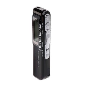 Micro Gravador Voz Portátil 8Gb Gravação Áudio Ideal Aulas