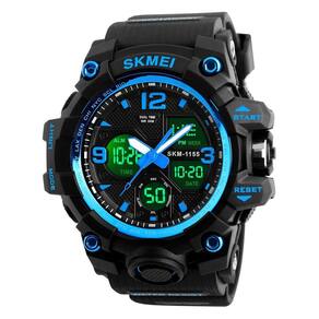 Relógio Masculino Esportivo Digital Skmei 1155 50M Azul