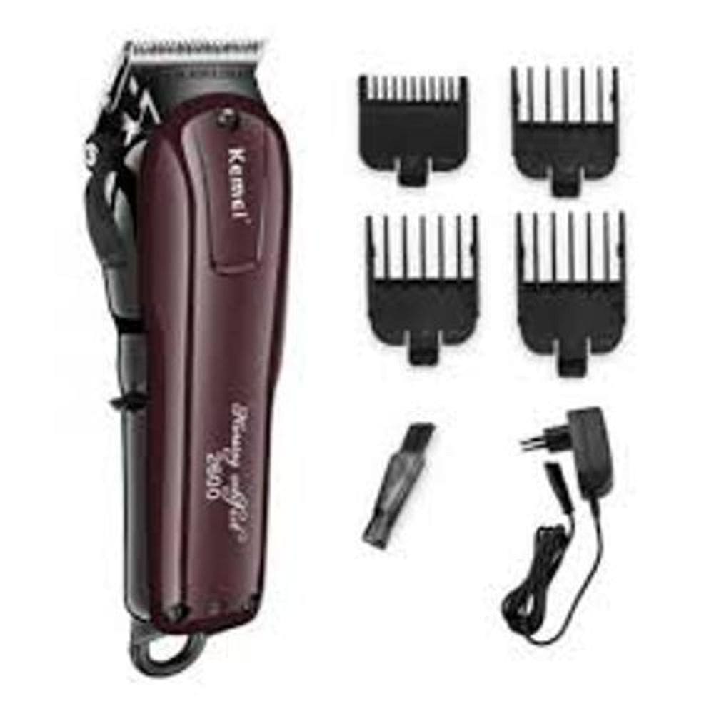 Maquina Profissional Kemei 2600 Elétrica Bivolt Gel Fixador