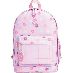 Mochila Academie Floral Rosa Tilibra