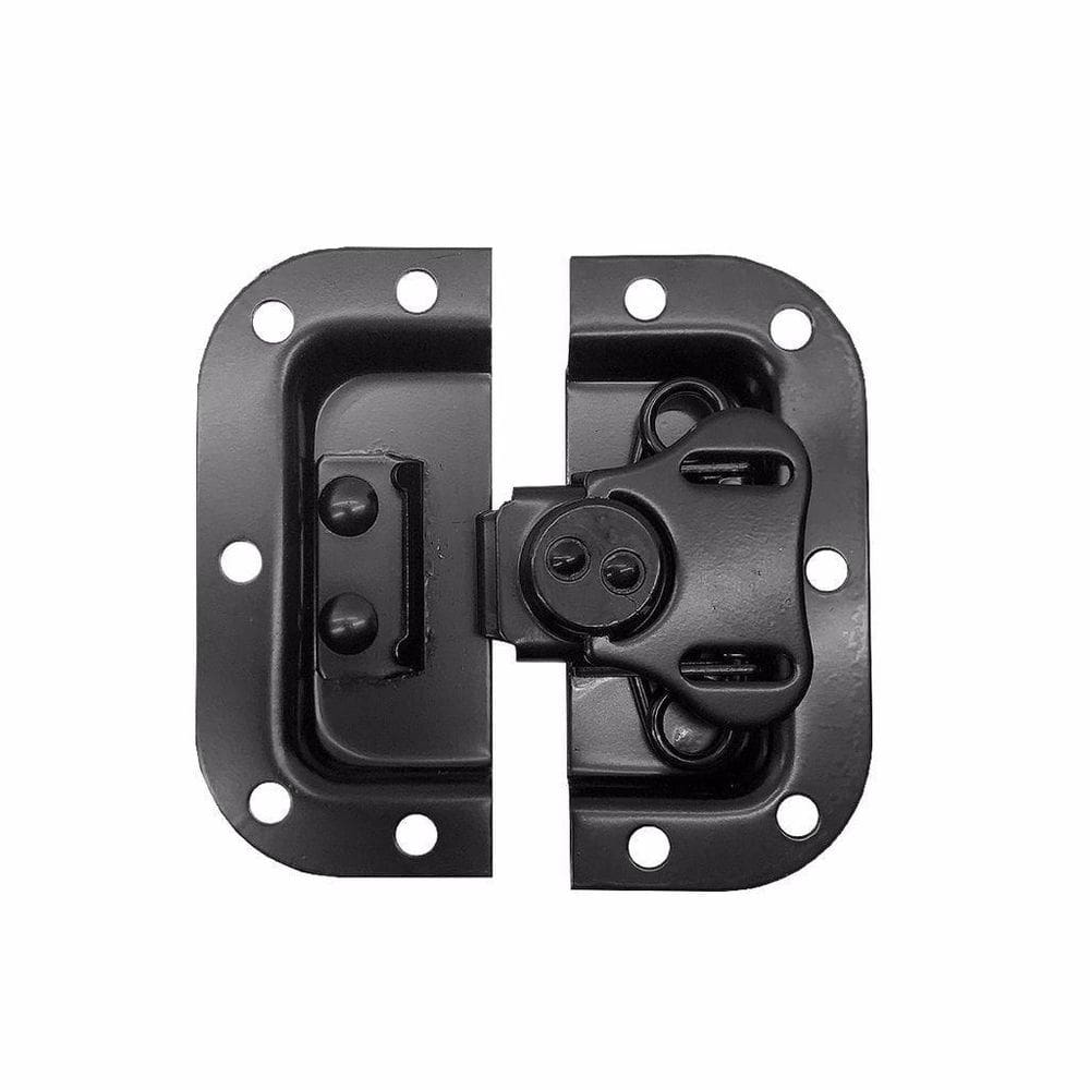 Kit 64 Fecho Borboleta Preta Para Case 8 X 8 Cm Yr2302 Black