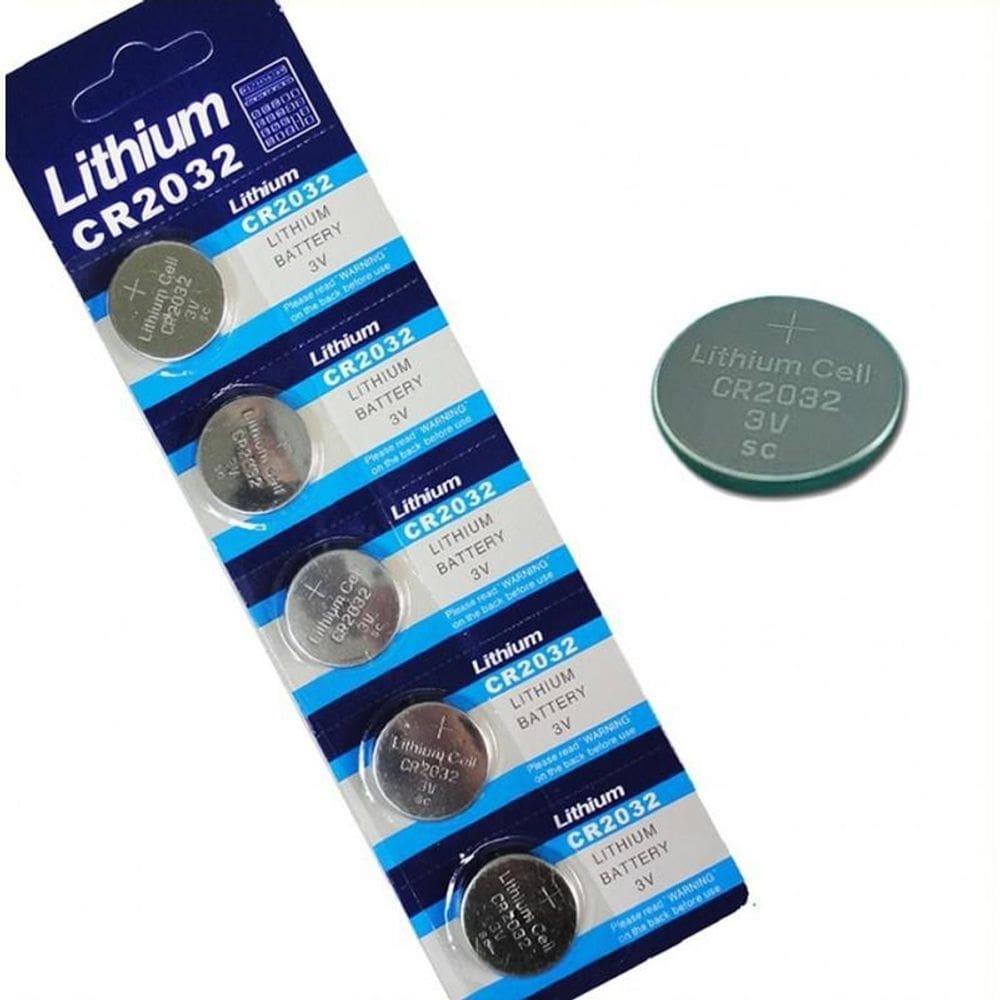 Bateria Lithium 2032  Cartela Com 05 Pcs - Fasgold