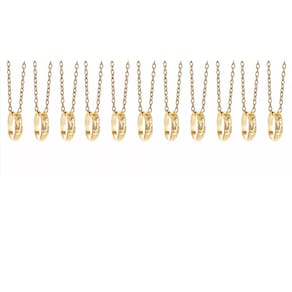 Cordoes Best Friends Amigas Folheado A Ouro 18k - 11 Pçs
