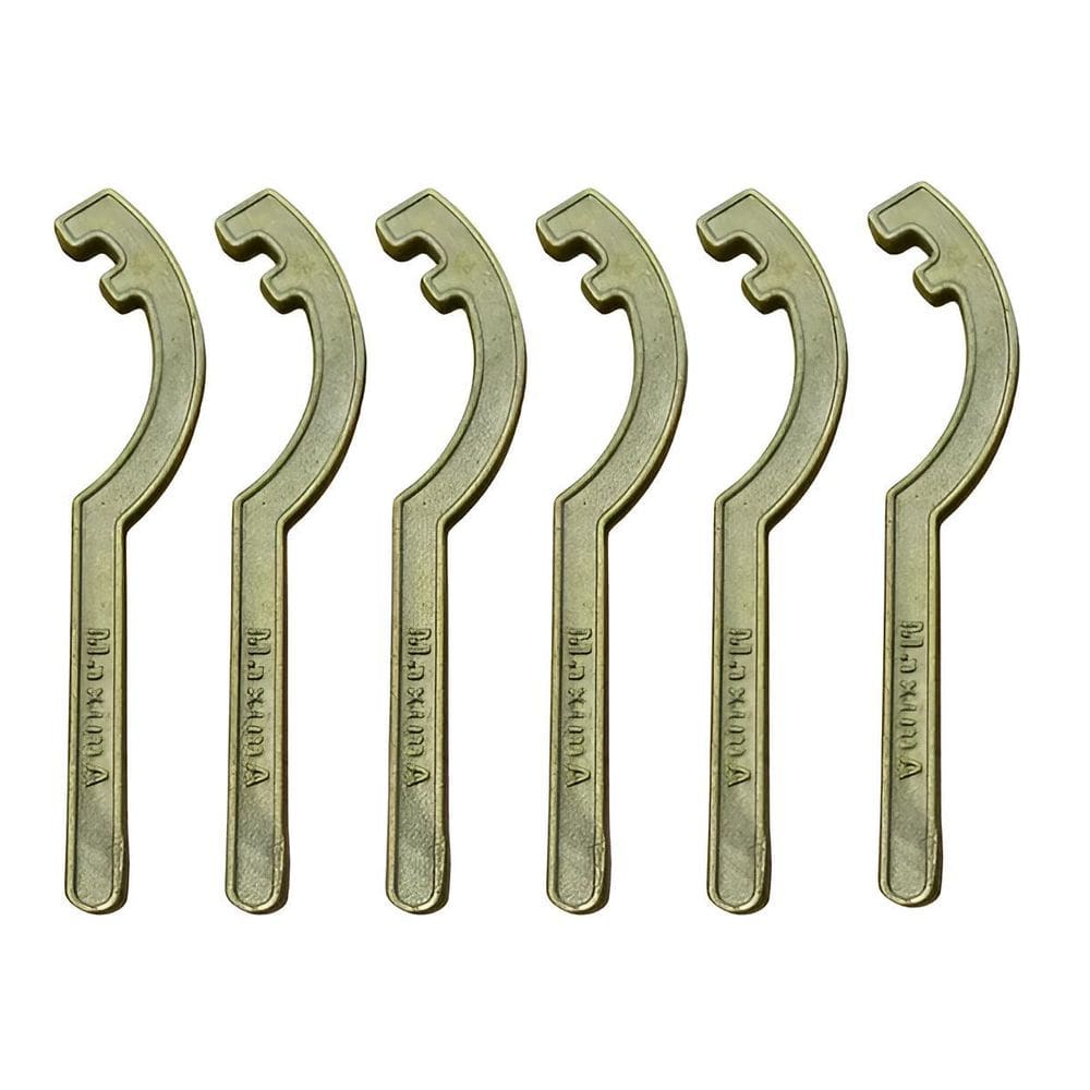 Kit Com 06 Chave Storz Em Latão Dupla 1.1/2 X 2.1/2 Hidrante