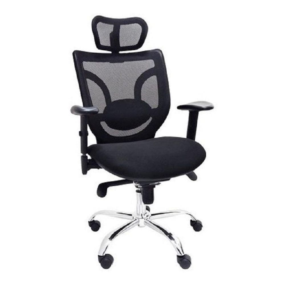Cadeira Para Escritório Com Base Cromada