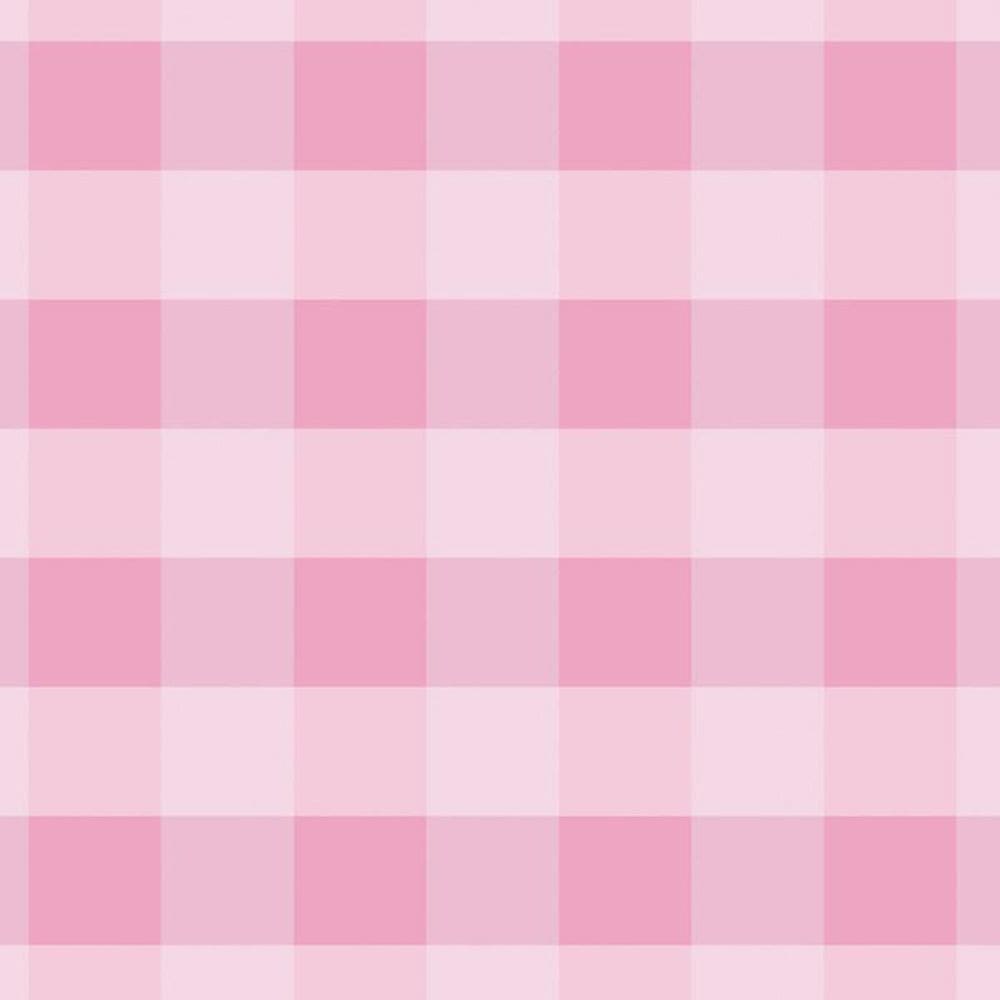 Papel De Parede Xadrez Rosa Adesivo Decorativo Sala Quarto