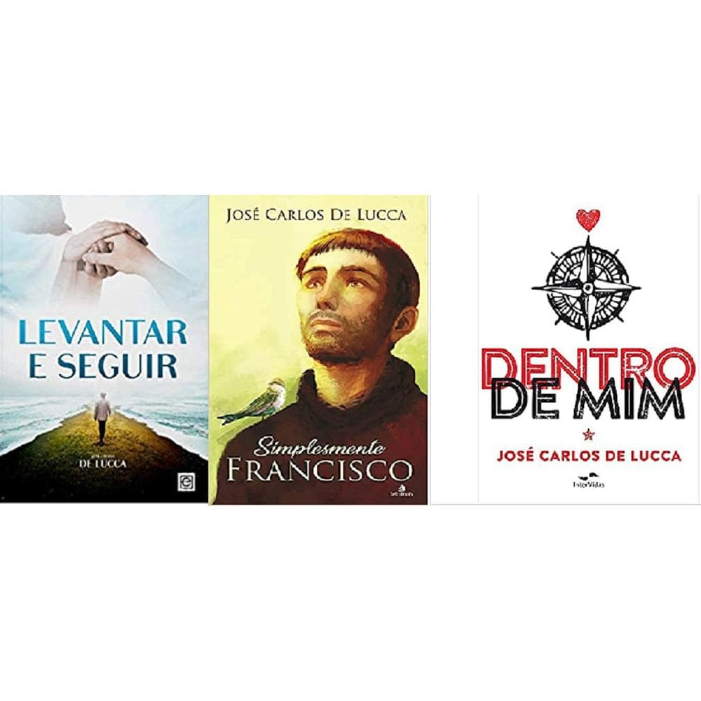 Kit 3 Livro Jose Carlos Lucca Simplesmente Francisco + 2