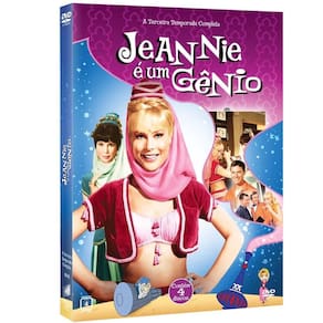Dvd - Jeannie É Um Gênio - 3ª Temporada Completa - 4 Discos
