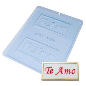 5Un Formas Barrinha Te Amo Acetato Bwb Chocolate