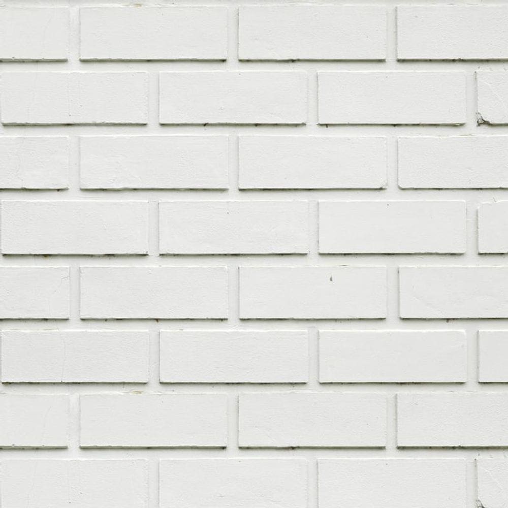 Papel De Parede Pedras Tijolos Brancos Autocolante Sala
