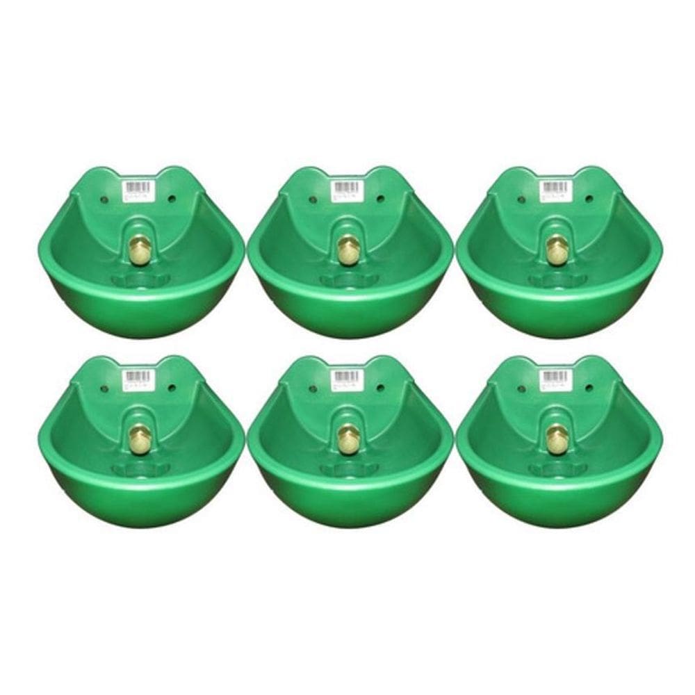 Kit Bebedouro Concha Suíno Niple Automático 6 Unidades