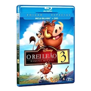 Blu-Ray + Dvd O Rei Leao 3 - Hakuna Matata - 2 Discos