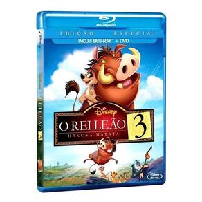 Blu-Ray + Dvd O Rei Leao 3 - Hakuna Matata - 2 Discos