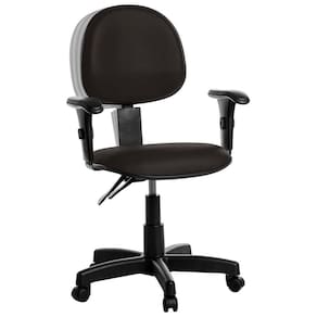 Cadeira Ergonômica Executiva Com Braço Rce: Marrom Café