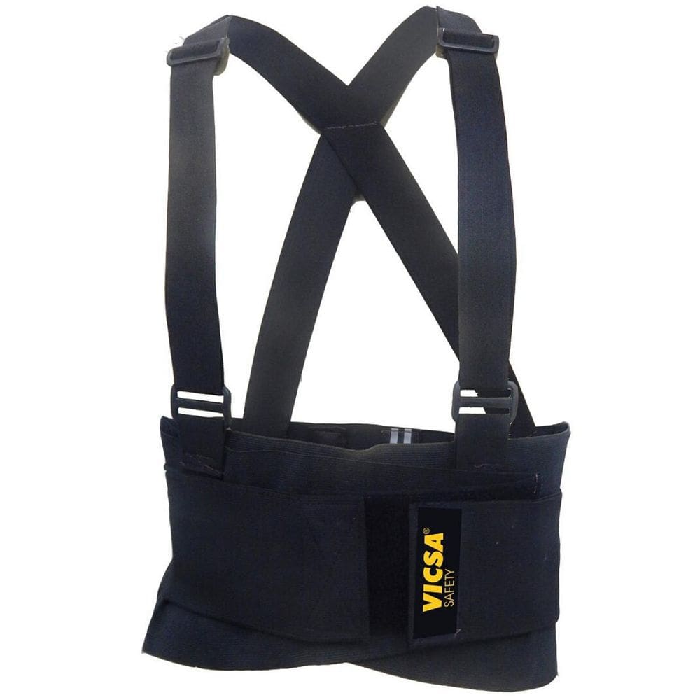 Cinta Ergonomica Lombar Steelpro Vicsa Preta Tamanho M