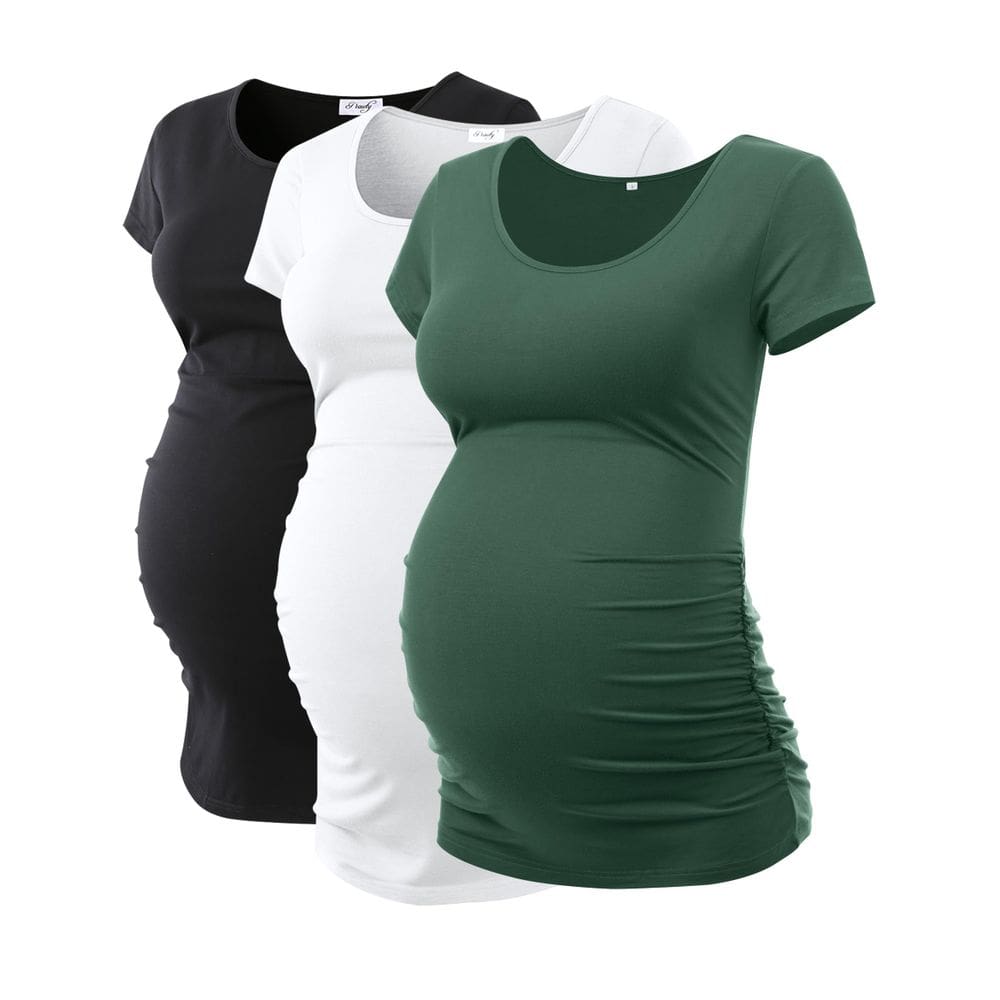 Roupas de maternidade Camisas de beleza para maternidade Tops de treino XXL