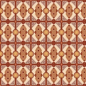 Papel De Parede Desenho Vermelho E Amarelo Vinilico Sala