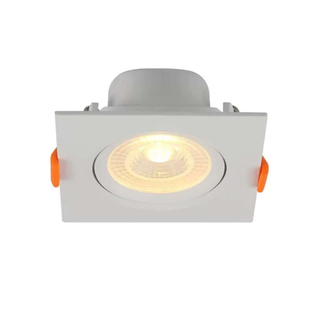 Spot Led Embutir Quadrado 3W 4100K Blumenau Bivolt Branco